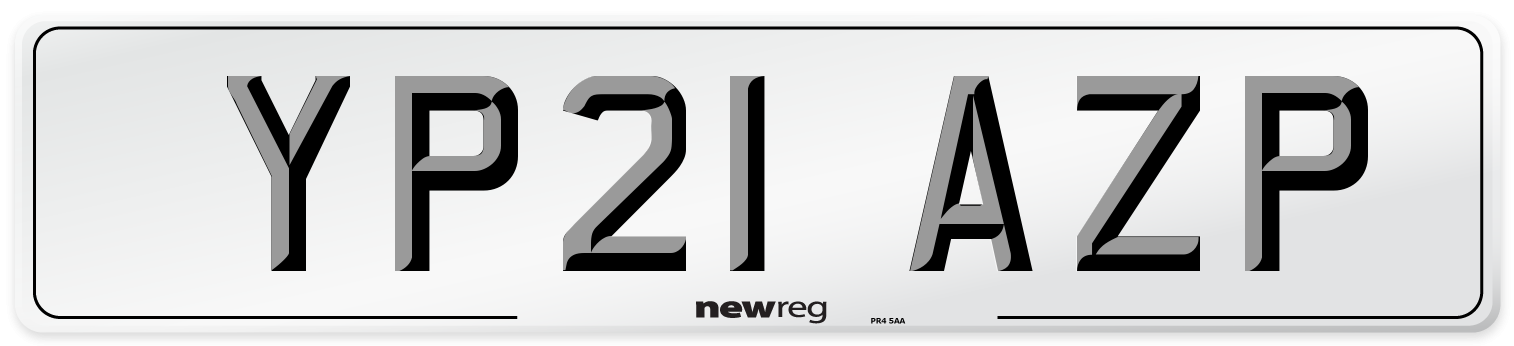 YP21 AZP Number Plate from New Reg